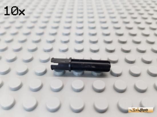 LEGO 10Stk Technic Achse / Pin 3 lang schwarz 18651