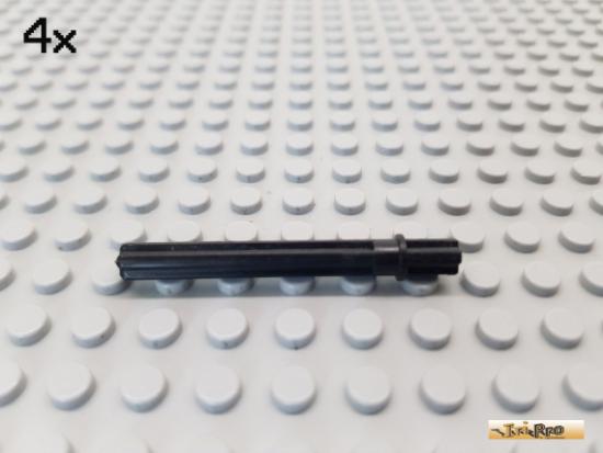 LEGO 4Stk Technic Achse / Stopper 5,5 lang schwarz 32209