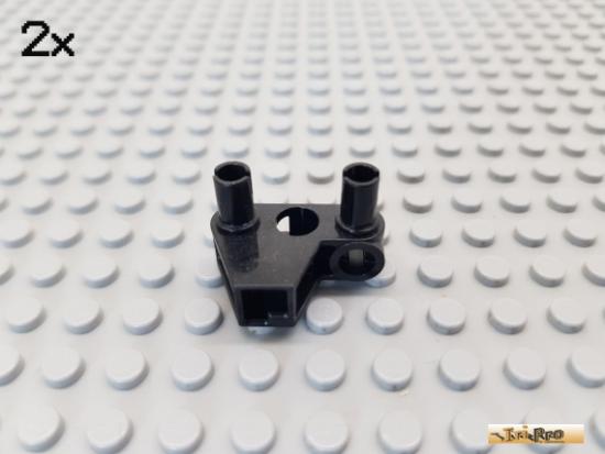 LEGO 2Stk Technic Bionicle Verbinder 1x3x2 schwarz 50901