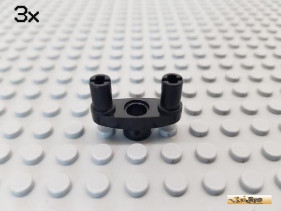 LEGO 3Stk Technic Pin Verbinder 3 lang schwarz 15461