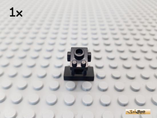 LEGO 1Stk Platte 1x2 / Lenkstand schwarz 2342