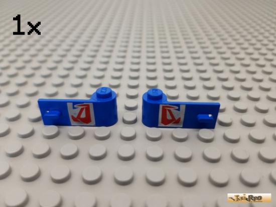 LEGO 1Stk Tr / Auto 1x3 links + rechts blau bedruckt 3821 / 3822