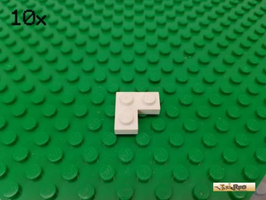 LEGO 10Stk Platte Basic / Ecke 2x2 wei 2420