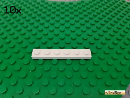 LEGO 10Stk Platte / Basic 1x6 wei 3666