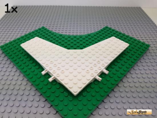 LEGO 1Stk Platte / Flgel / Ecke mit Pins 16x16 wei 42609