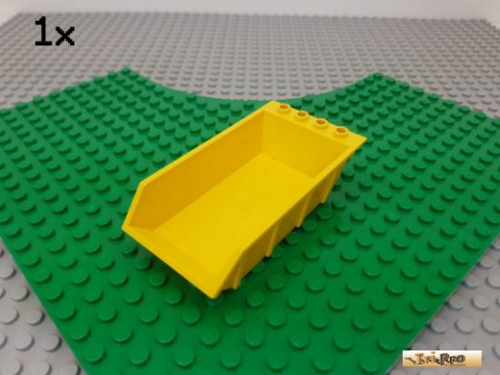 LEGO 1Stk Mulde / Bagger / Kipper 4x6 gelb 4080