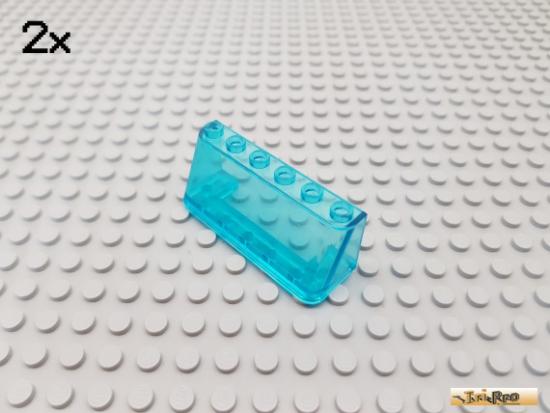 LEGO 2Stk Windschutzscheibe / Scheibe 2x6x2 transparent hellblau 4176