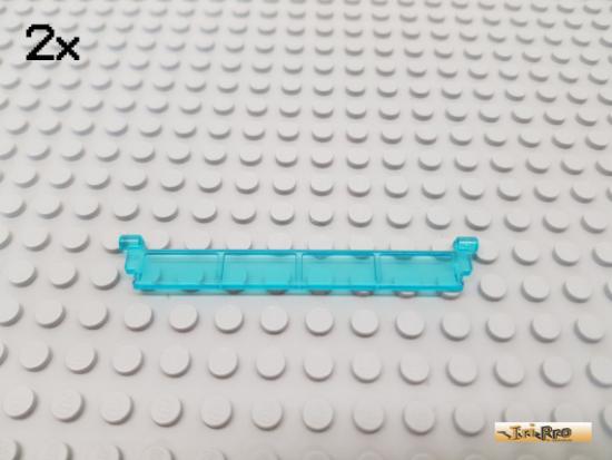 LEGO 2Stk Lamelle / Garagentor 1x8 transparent hellblau 4218