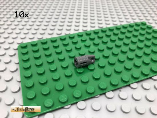 LEGO 10Stk Technic Verbinder Raster Gelenk  Dunkel Grau