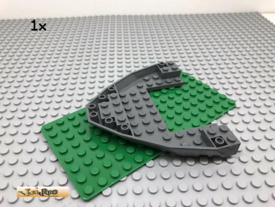 LEGO 1Stk Rumpf Schiffsteil Boot Schiff Dunkel Grau 47404