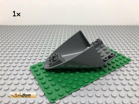 LEGO 1Stk 6x10 Flugzeug Rumpf Boot Dunkel Grau 87616