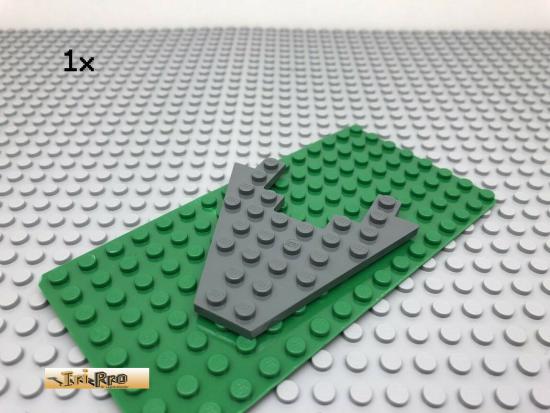 LEGO 1Stk 8x8 Platte Flgelplatte Dunkel Grau 6104