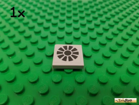 LEGO 1Stk Fliese / Kachel 2x2 neu-hellgrau beklebt 3068