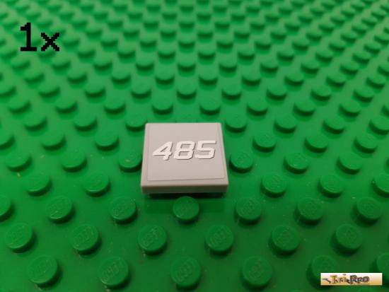 LEGO 1Stk Fliese / Kachel 2x2 neu-hellgrau beklebt 3068