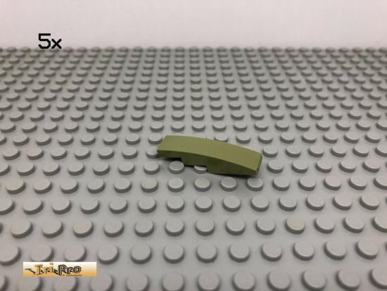 LEGO 5Stk 1x4 Rundstein Bogenstein Olivgrn, olive green 11153 14