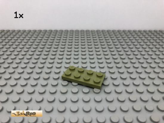 LEGO 1Stk 2x4 Platte Plate Olivgrn,olive green 3020 9