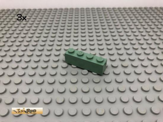 LEGO 3Stk 1x4 Basic Stein Sandgrn, Sandgreen 3010 27