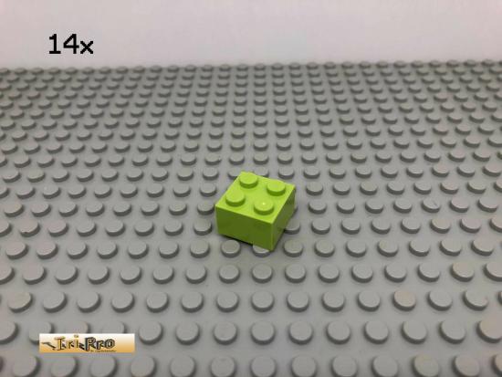 LEGO 14Stk 2x2 Basic Stein Limette, Lime 3003 26