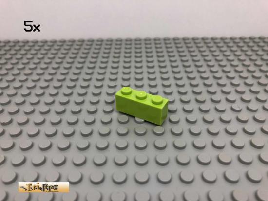 LEGO 5Stk 1x3 Basic Stein Limette, Lime 3622 63