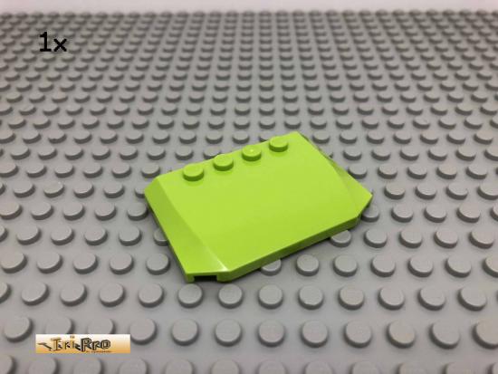 LEGO 1Stk 4x6 Platte Plate Dach Motorhaube Limette, Lime 52031 65