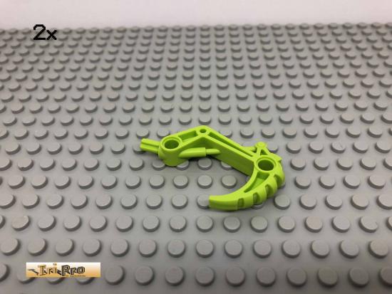 LEGO 2Stk Technic Bionicle Haken Limette, Lime 32551 56