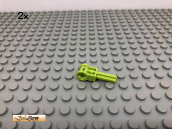 LEGO 2Stk Technic Kreuz Verbinder Kreuzachse Limette, Lime 6553 47