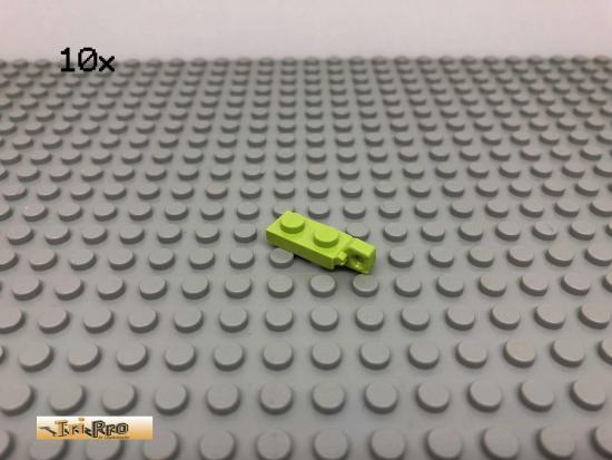 LEGO 10Stk 1x2 Platte Plate Gelenk Scharnier Limette, Lime 44301 45