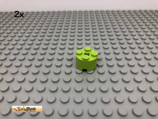 LEGO 2Stk 2x2 Rundsteitein Limette, Lime 6143 3941 32