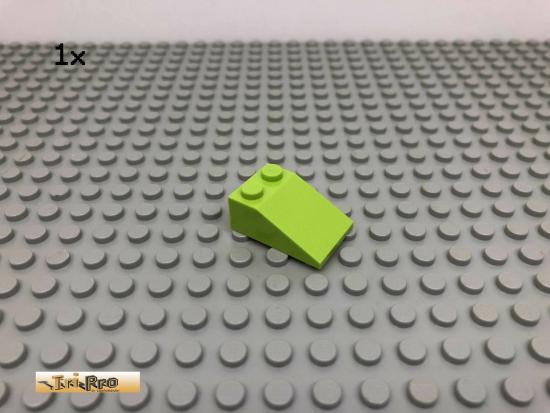 LEGO 1Stk 2x3 Schrgstein Dachstein Limette, Lime 3298 27