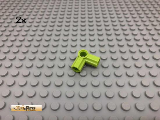 LEGO 2Stk Technic Eck Verbinder Nr 6 Limette, Lime 32014 105