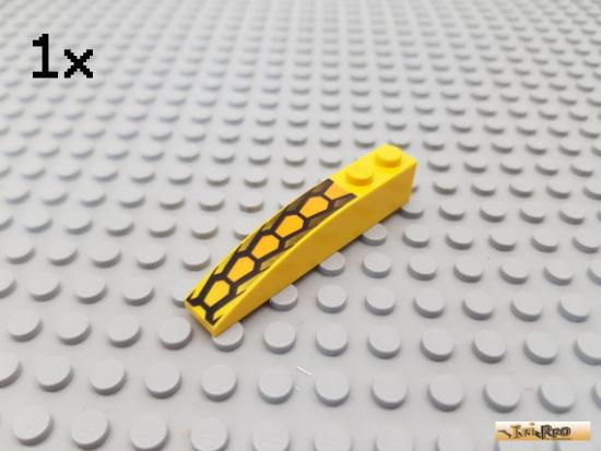 LEGO 1Stk Bogen / Bogenstein 1x6 gelb bedruckt 42022