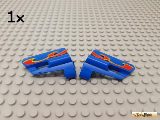 LEGO 1Stk Technic Paneel / Flgel Nr.24/25 L+R blau beklebt 44712 / 44713