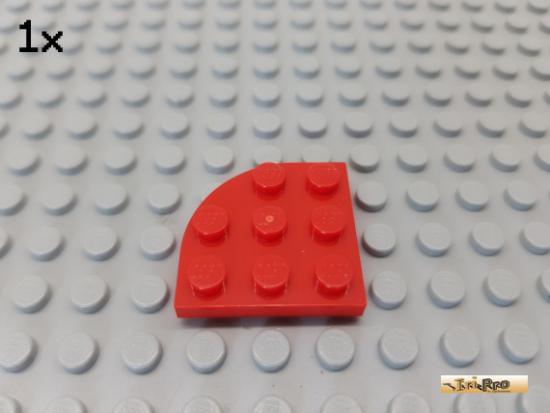 LEGO 1Stk Platte / Viertelkreis 3x3 rot 30357