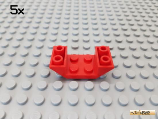 LEGO 5Stk Dachstein / Boot 2x4 negativ 45 rot 4871