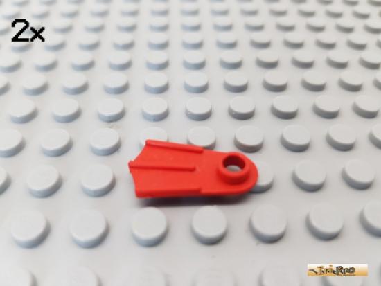 LEGO 2Stk Flosse / Schwimmflosse / Minifigures rot 2599