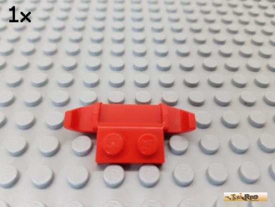 LEGO 1Stk Kotflgel / Stostange / Platte 1x2 rot 50949