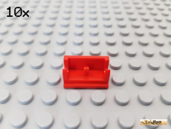 LEGO 10Stk Platte / Stein 1x2 / Scharnier Unterteil rot 3937