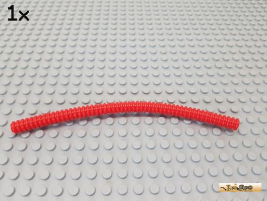 LEGO 1Stk Technic Riffelschlauch ca 14cm lang rot