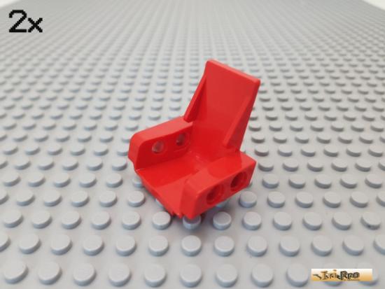 LEGO 2Stk Technic Sitz / Stuhl 2x3 rot 2717