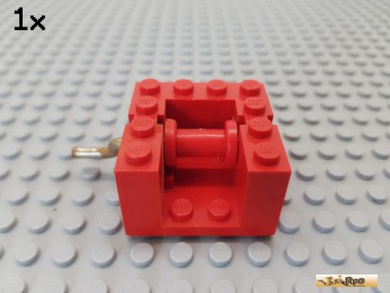 LEGO 1Stk Kurbel / Seilwinde 4x4x2 rot x378c02