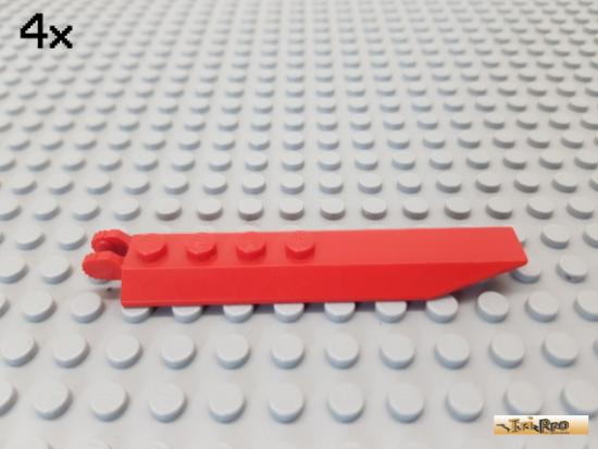 LEGO 4Stk Flgel / Rotor / Scharnier 1x8 rot 30407