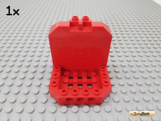 LEGO 1Stk Cockpit / Feuerwehr 6x6x2 rot 30619