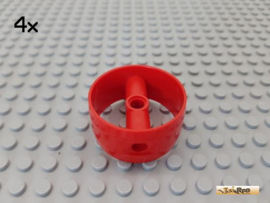 LEGO 4Stk Zylinder / Dse / Propeller 4x4x2 rot 41531