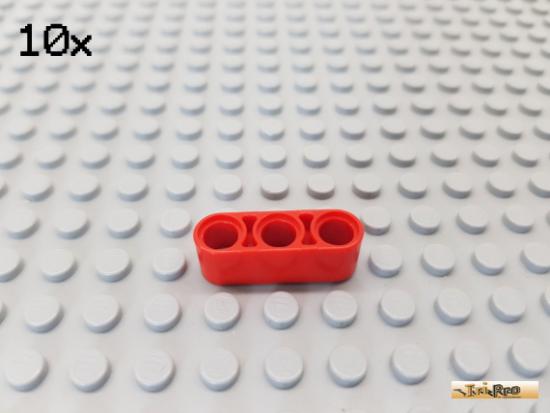 LEGO 10Stk Technic Liftarm 1x3 rot 32523