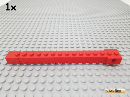 LEGO 1Stk Kran Ausleger / Arm 2x16 lang rot 2350