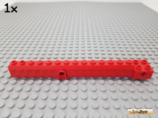 LEGO 1Stk Kran Ausleger / Arm 2x16 lang rot 57779