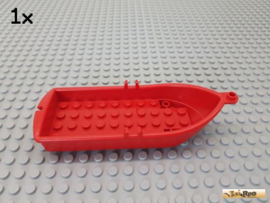 LEGO 1Stk Boot / Ruderboot 5x14x2 rot 2551