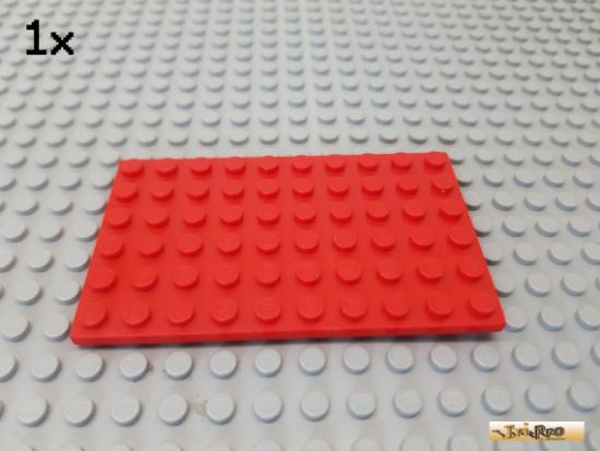 LEGO 1Stk Platte Basic 6x10 rot 3033