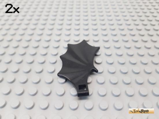 LEGO 2Stk Drachenflgel / Flgel 4x6 schwarz 6133