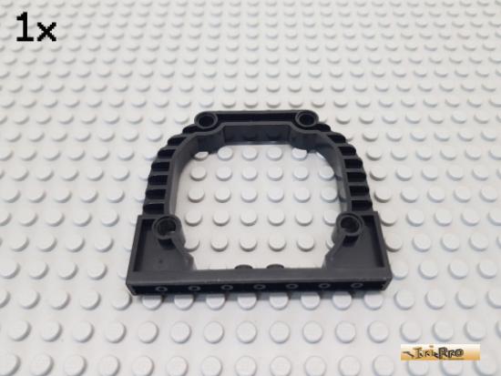 LEGO 1Stk Bogen / Bogenstein / Portal / Tor 1x8x6 schwarz 30528